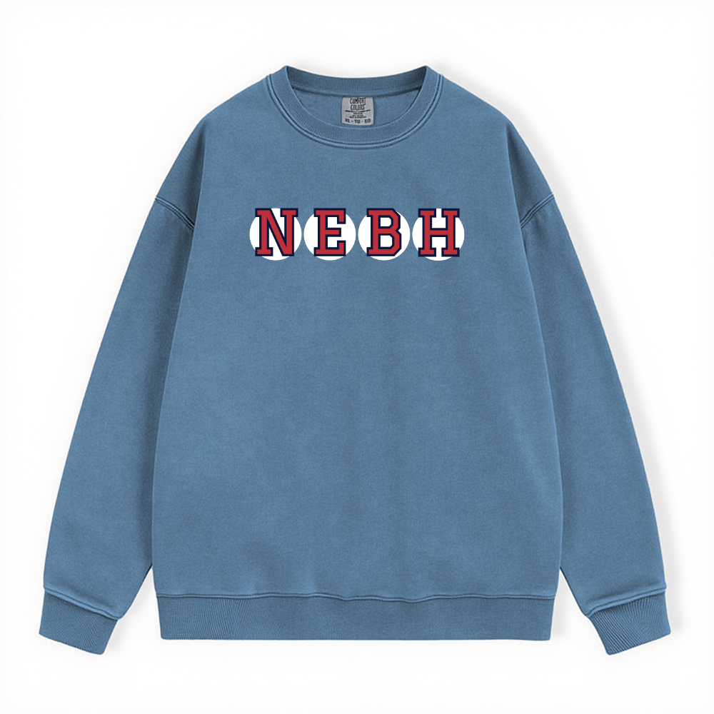 NEBH RETIRED SOX LETTERS CREWNECK
