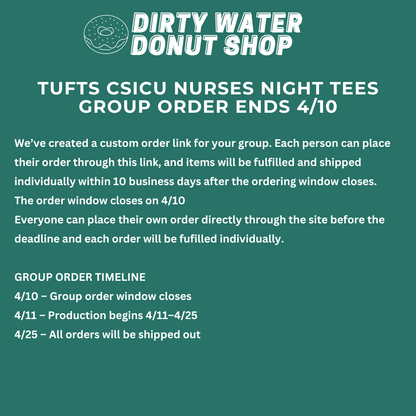 TUFTS CSICU NURSES NIGHT TEE
