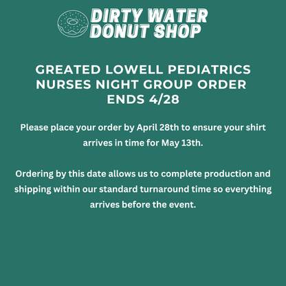 GREATER LOWELL PEDIATRICS NURSES NIGHT LONG SLEEVE
