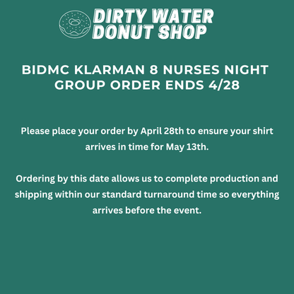 KLARMAN 8 NURSES NIGHT TEE