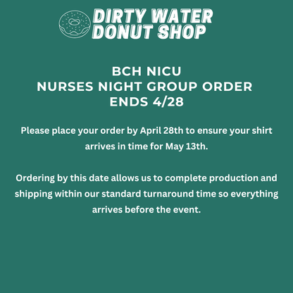 BCH NICU NURSES NIGHT TEE