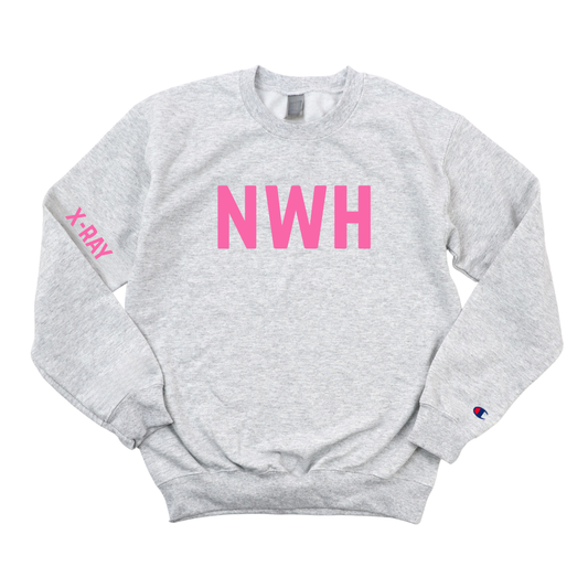 PINK NWH CHAMPION CREWNECK