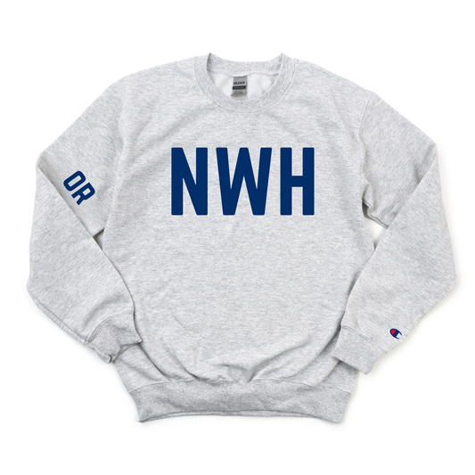 NAVY NWH OR CHAMPION CREWNECK