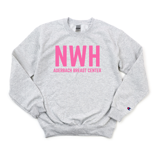 PINK NWH AUERBACH BREAST CENTER CREWNECK