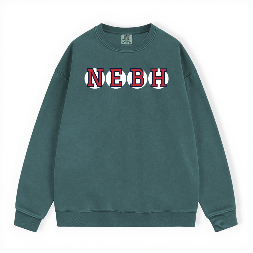 NEBH RETIRED SOX LETTERS CREWNECK