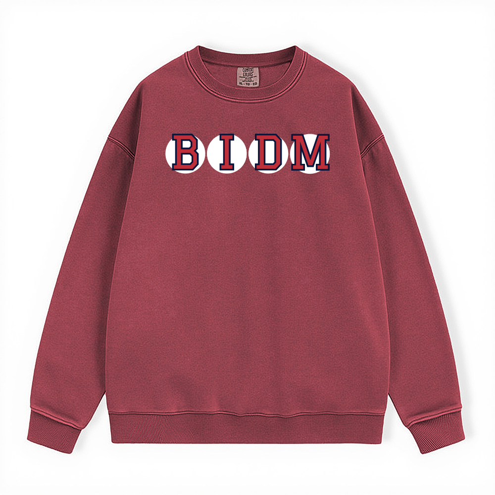 BIDM RETIRED SOX LETTERS CREWNECK
