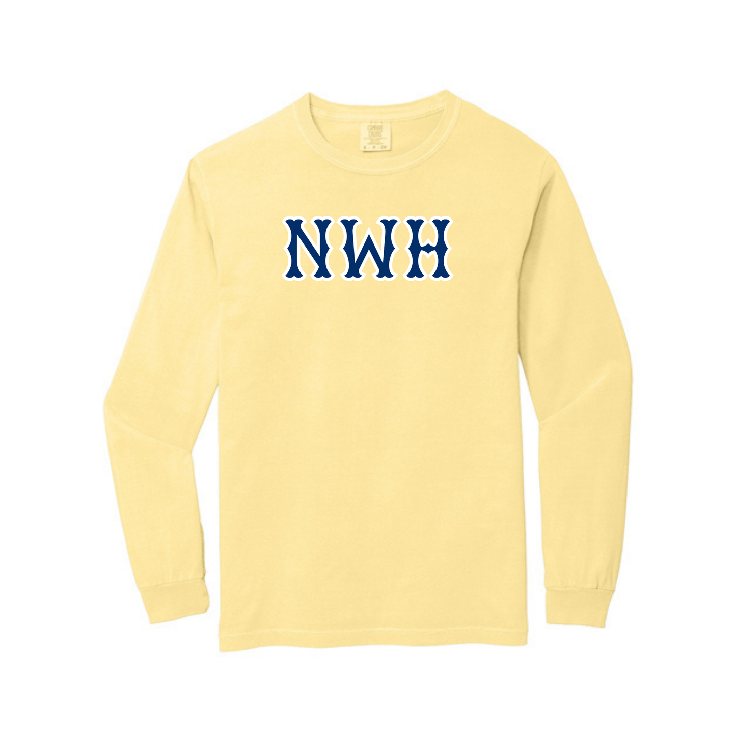 NWH NAVY SOX LETTERS LONG SLEEVE