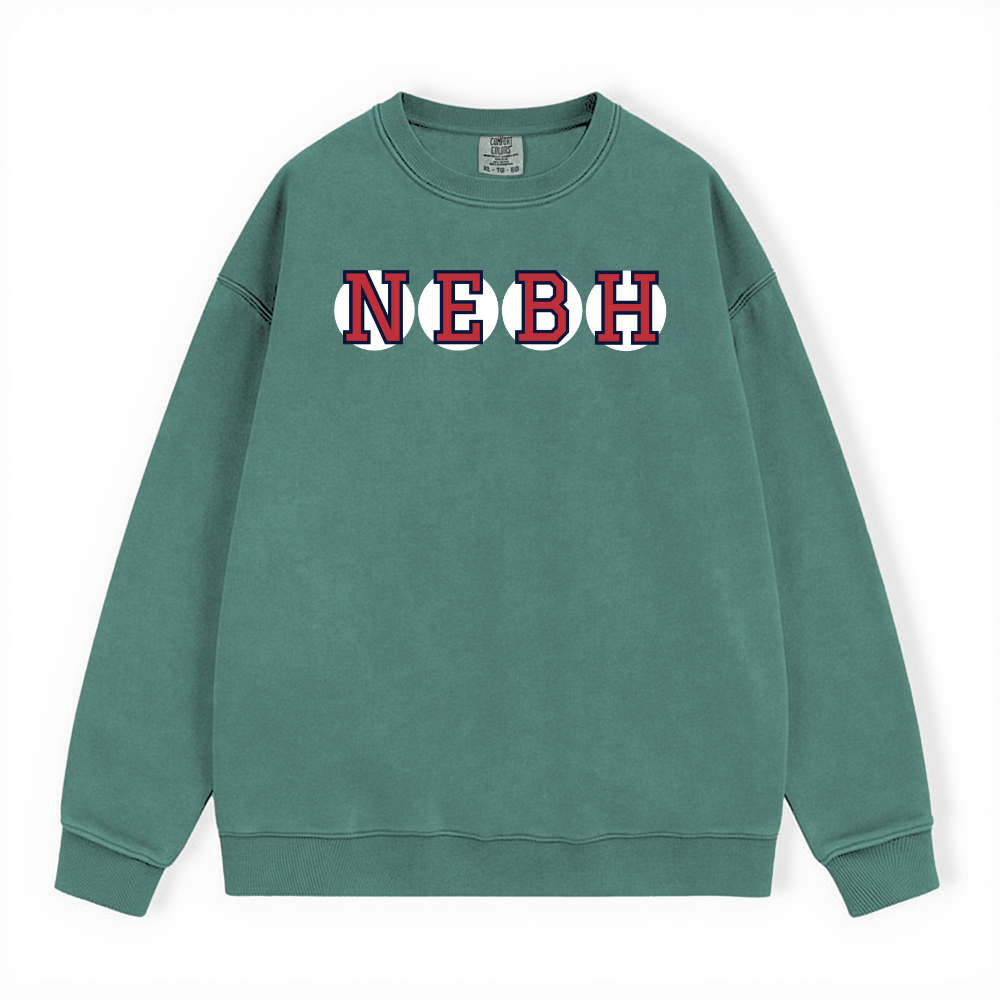 NEBH RETIRED SOX LETTERS CREWNECK
