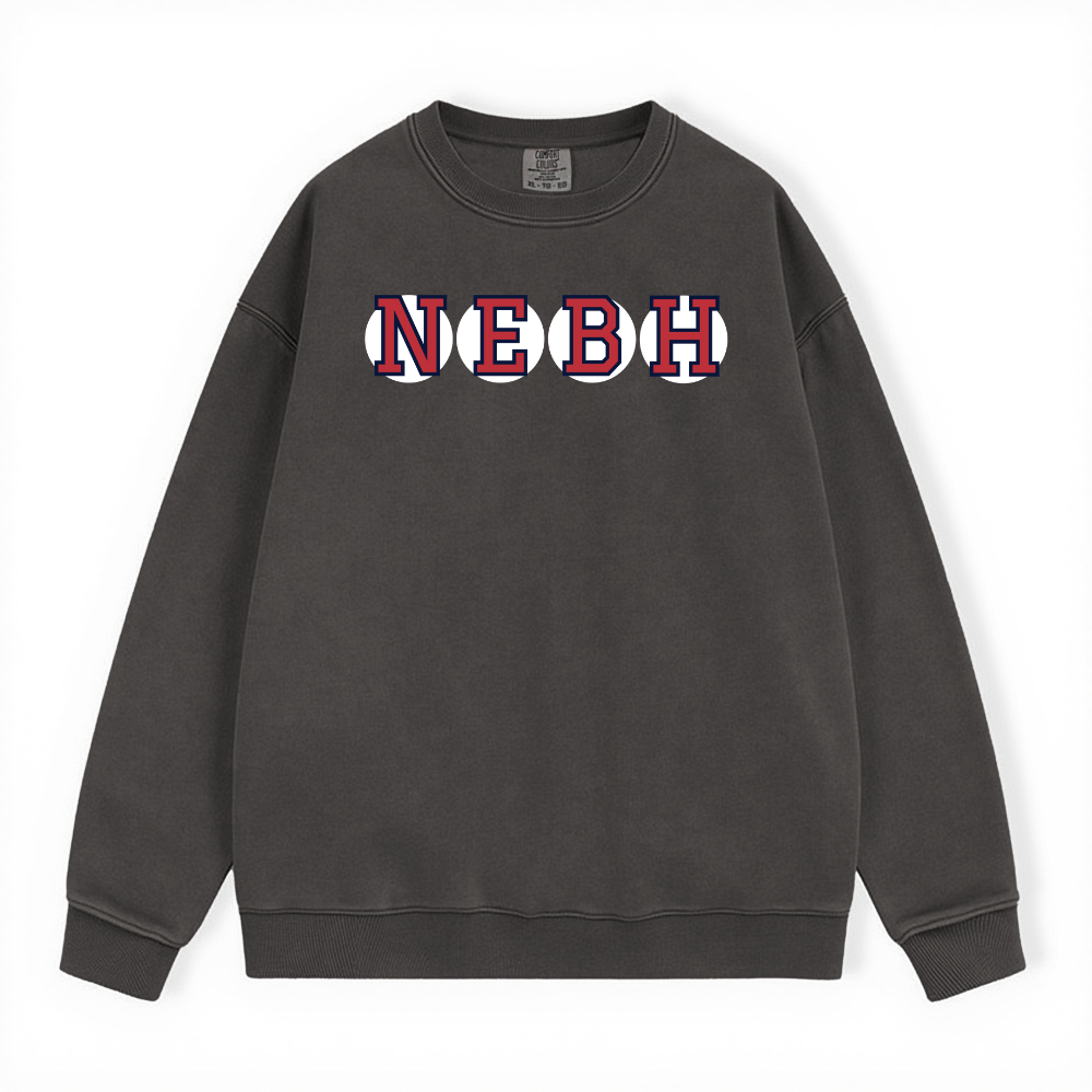 NEBH RETIRED SOX LETTERS CREWNECK