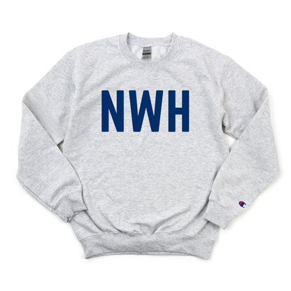 NAVY NWH RT CHAMPION CREWNECK