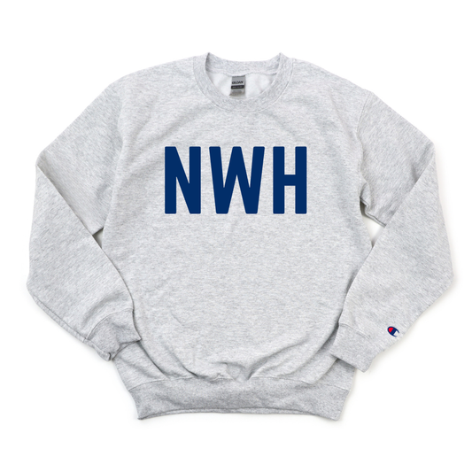NAVY NWH RT CHAMPION CREWNECK