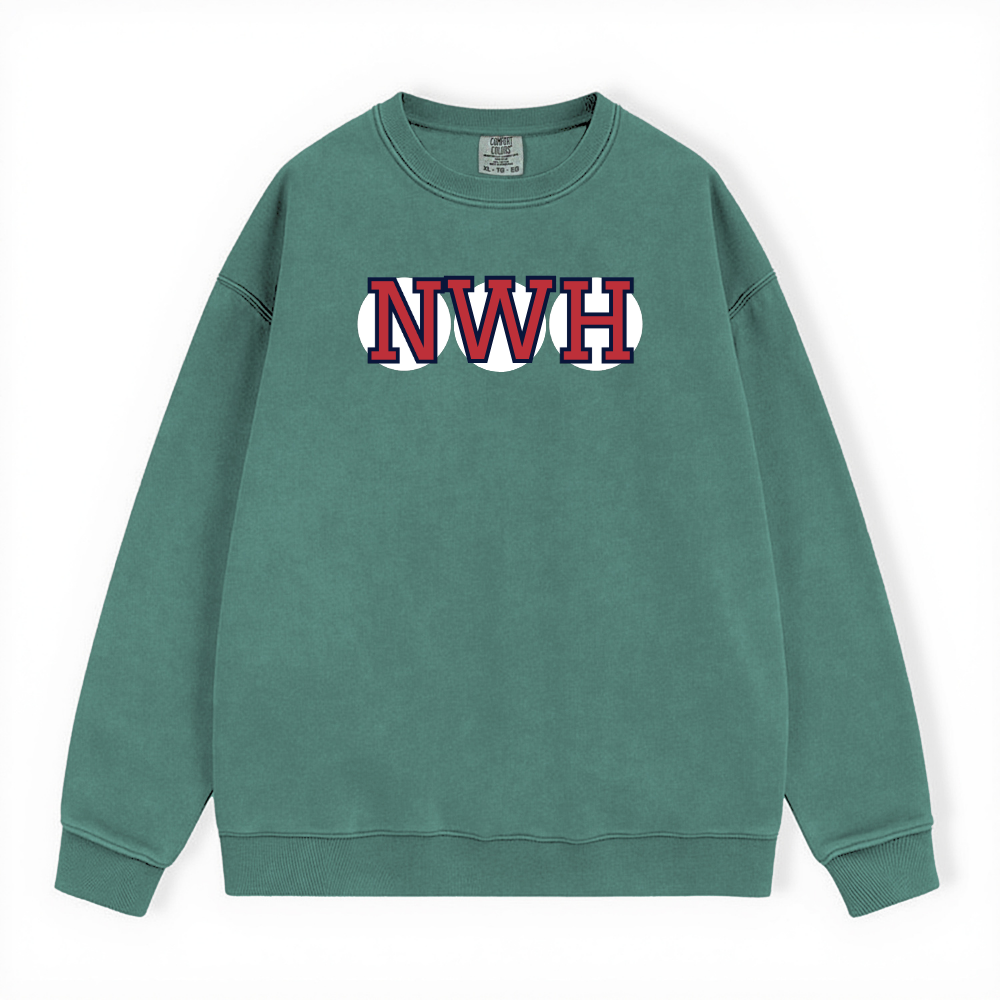 NWH RETIRED SOX LETTERS CREWNECK