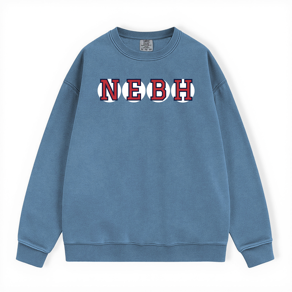 NEBH RETIRED SOX LETTERS CREWNECK