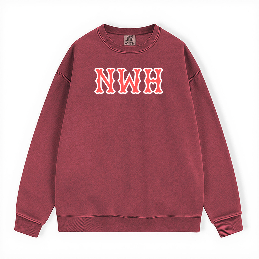 NWH SOX LETTERS CREWNECK