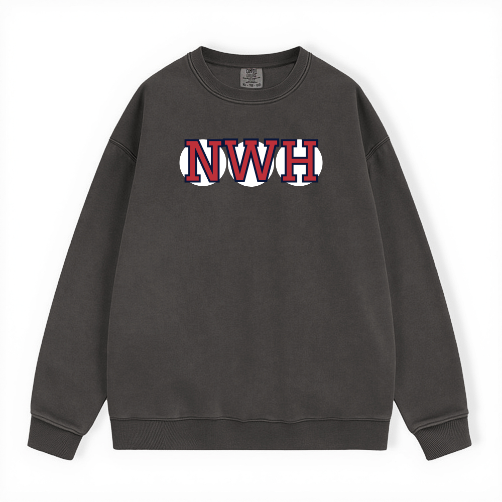 NWH RETIRED SOX LETTERS CREWNECK