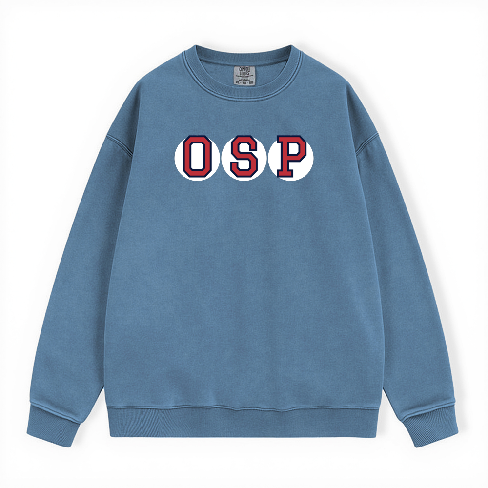 OSP RETIRED SOX LETTERS CREWNECK