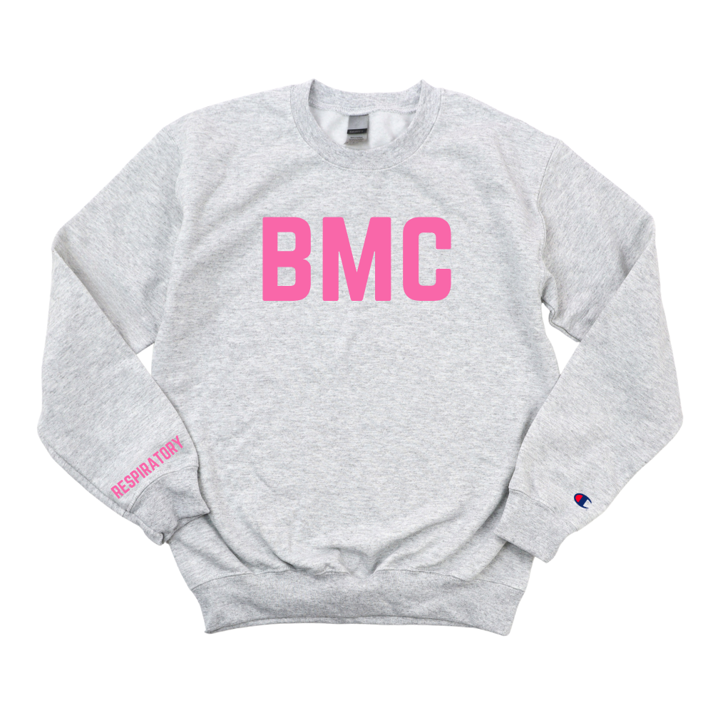 PINK BMC RT - RESPIRATORY CHAMPION CREWNECK