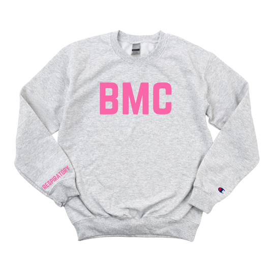PINK BMC RT - RESPIRATORY CHAMPION CREWNECK