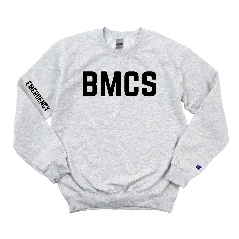 BLACK BMCS EMERGENCY CHAMPION CREWNECK