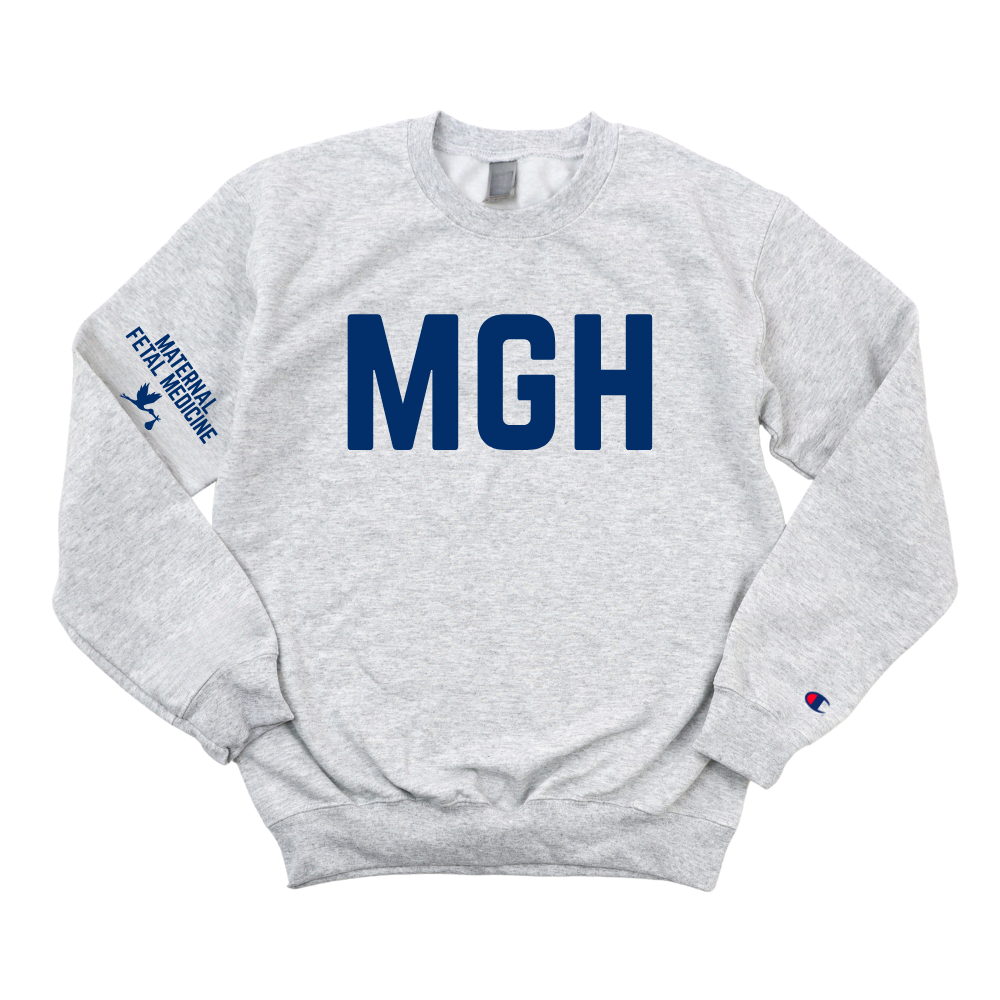 NAVY MGH OBSTETRICS & GYNECOLOGY CHAMPION CREWNECK