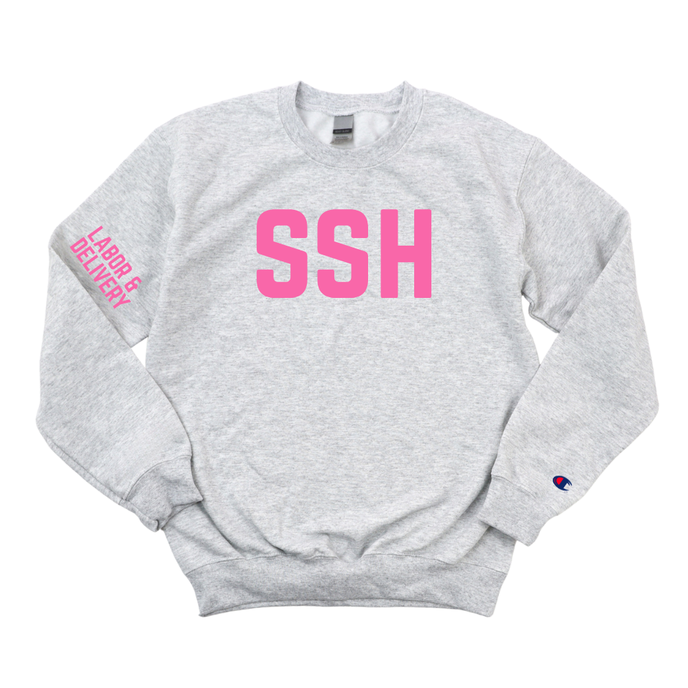 SSH LABOR & DELIVERY CHAMPION CREWNECK