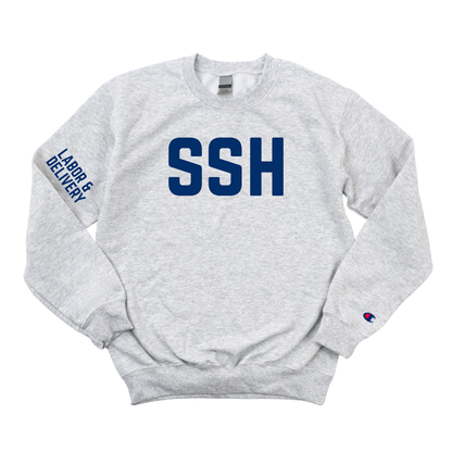 SSH LABOR & DELIVERY CHAMPION CREWNECK