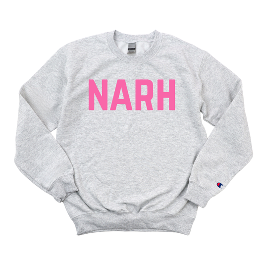 PINK NARH BREAST CANCER AWARENESS CHAMPION CREWNECK