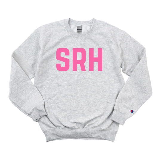 PINK SRH BREAST CANCER AWARENESS CHAMPION CREWNECK