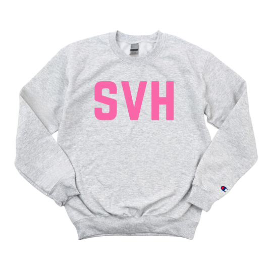 PINK SVH BREAST CANCER AWARENESS CHAMPION CREWNECK