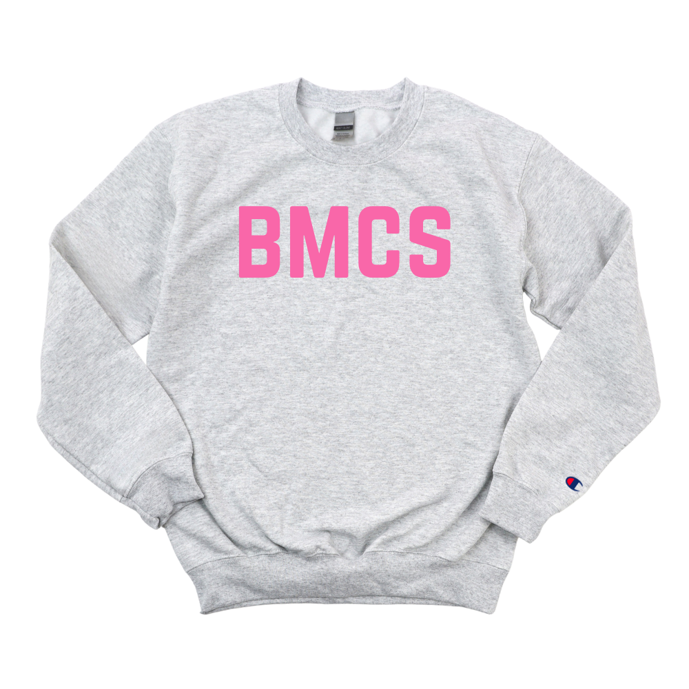 PINK BMCS BREAST CANCER AWARENESS CHAMPION CREWNECK