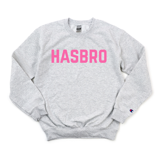 PINK HASBRO BREAST CANCER AWARENESS CHAMPION CREWNECK