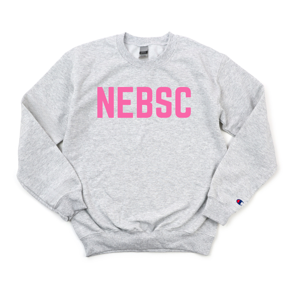 PINK NEBSC  BREAST CANCER AWARENESS CHAMPION CREWNECK