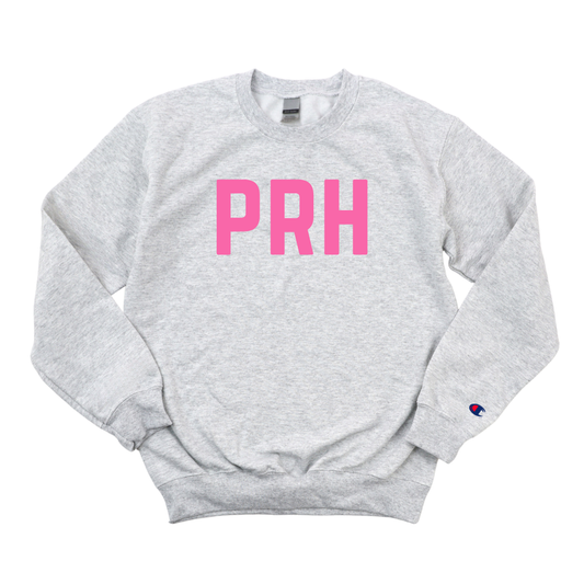 PINK PRH BREAST CANCER AWARENESS CHAMPION CREWNECK