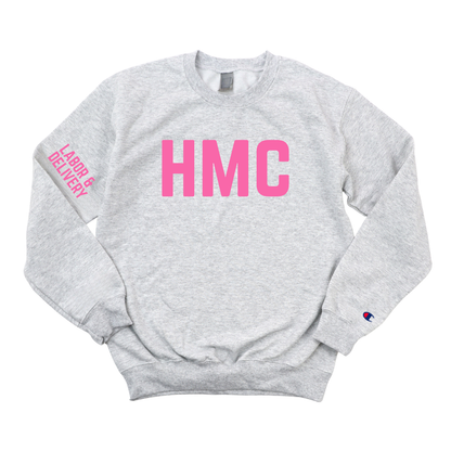 HMC LABOR & DELIVERY CHAMPION CREWNECK