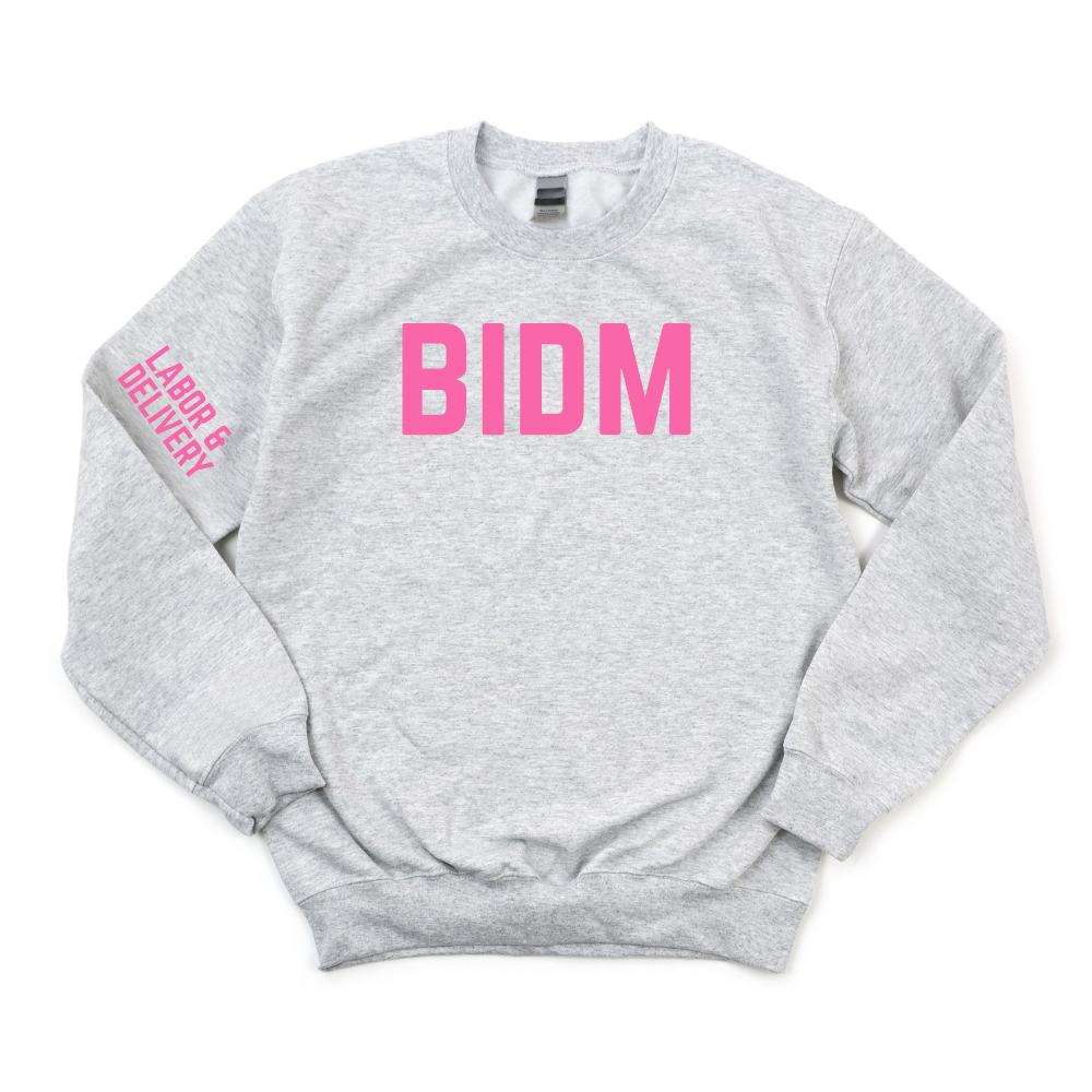 BIDM LABOR & DELIVERY CHAMPION CREWNECK