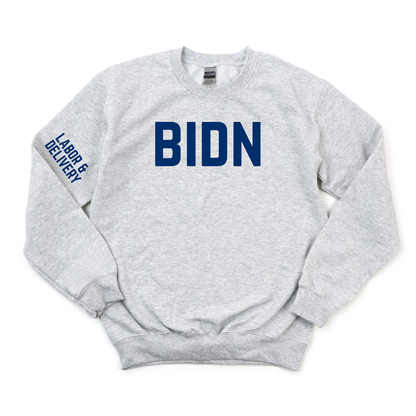 BIDN LABOR & DELIVERY CHAMPION CREWNECK