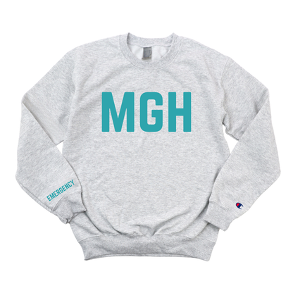 NAVY MGH EMERGENCY CHAMPION CREWNECK