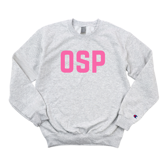 PINK OSP BREAST CANCER AWARENESS CHAMPION CREWNECK
