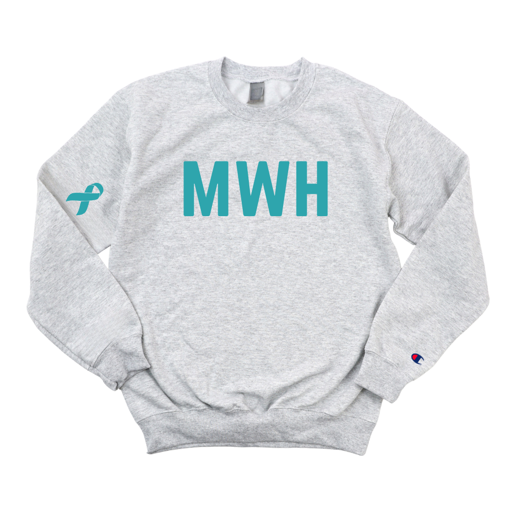 MWH OVARIAN CANCER AWARENESS CHAMPION CREWNECK