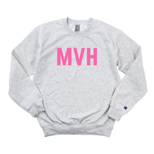PINK MVH BREAST CANCER AWARENESS CHAMPION CREWNECK