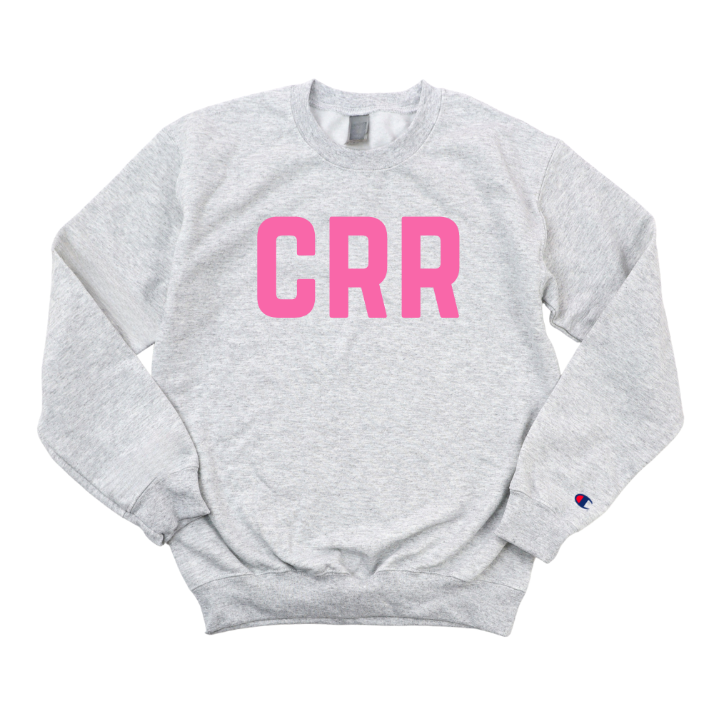 PINK CRR BREAST CANCER AWARENESS CHAMPION CREWNECK