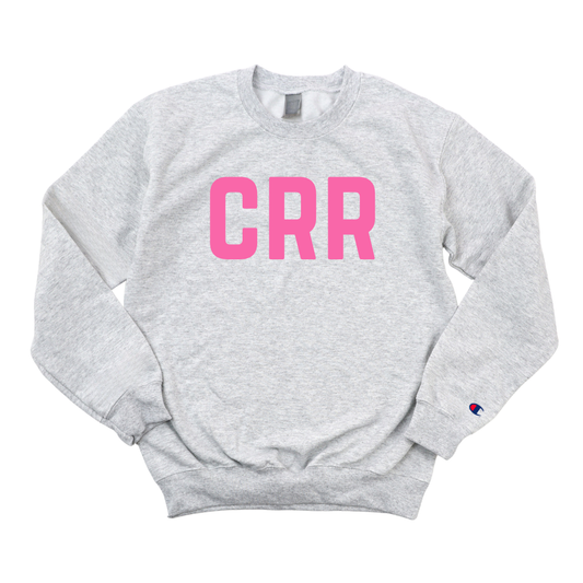PINK CRR BREAST CANCER AWARENESS CHAMPION CREWNECK