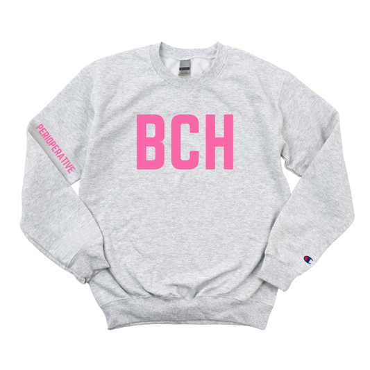 PINK BCH CLS - PERIOPERATIVE CHAMPION CREWNECK