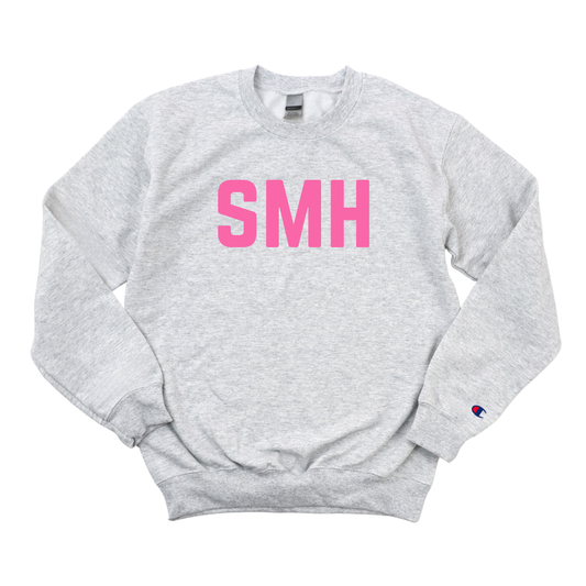 PINK SMH BREAST CANCER AWARENESS CREWNECK