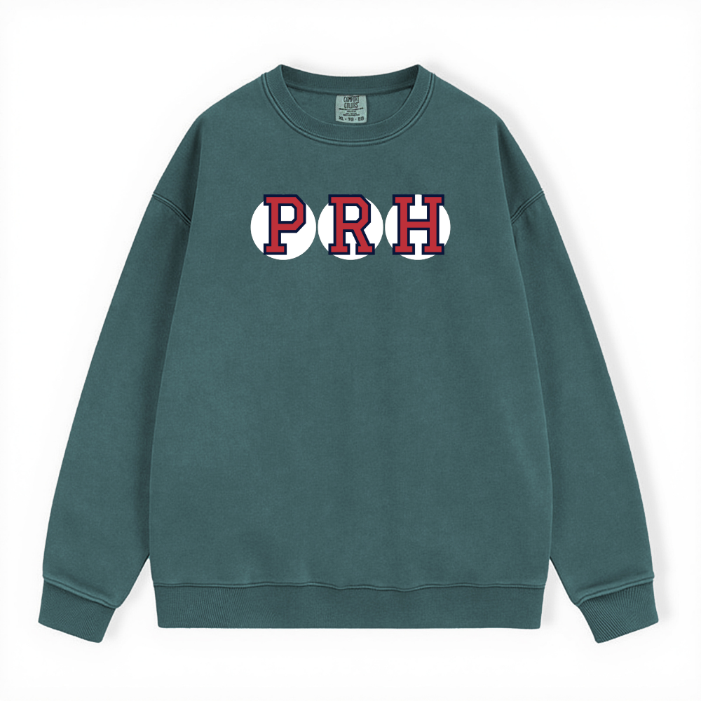 PRH RETIRED SOX LETTERS CREWNECK