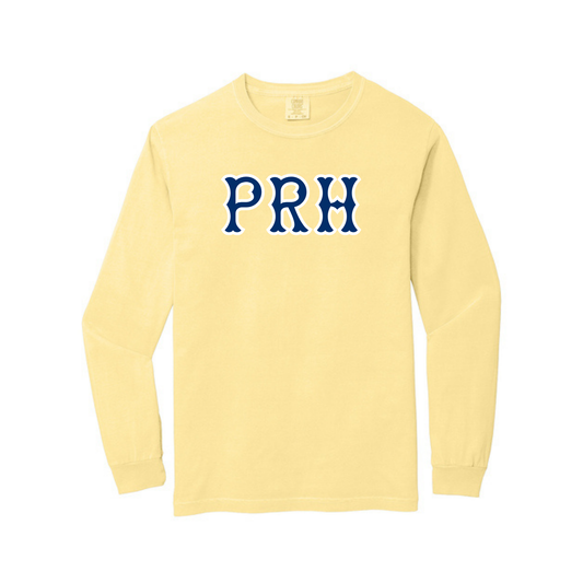 PRH NAVY SOX LETTERS LONG SLEEVE