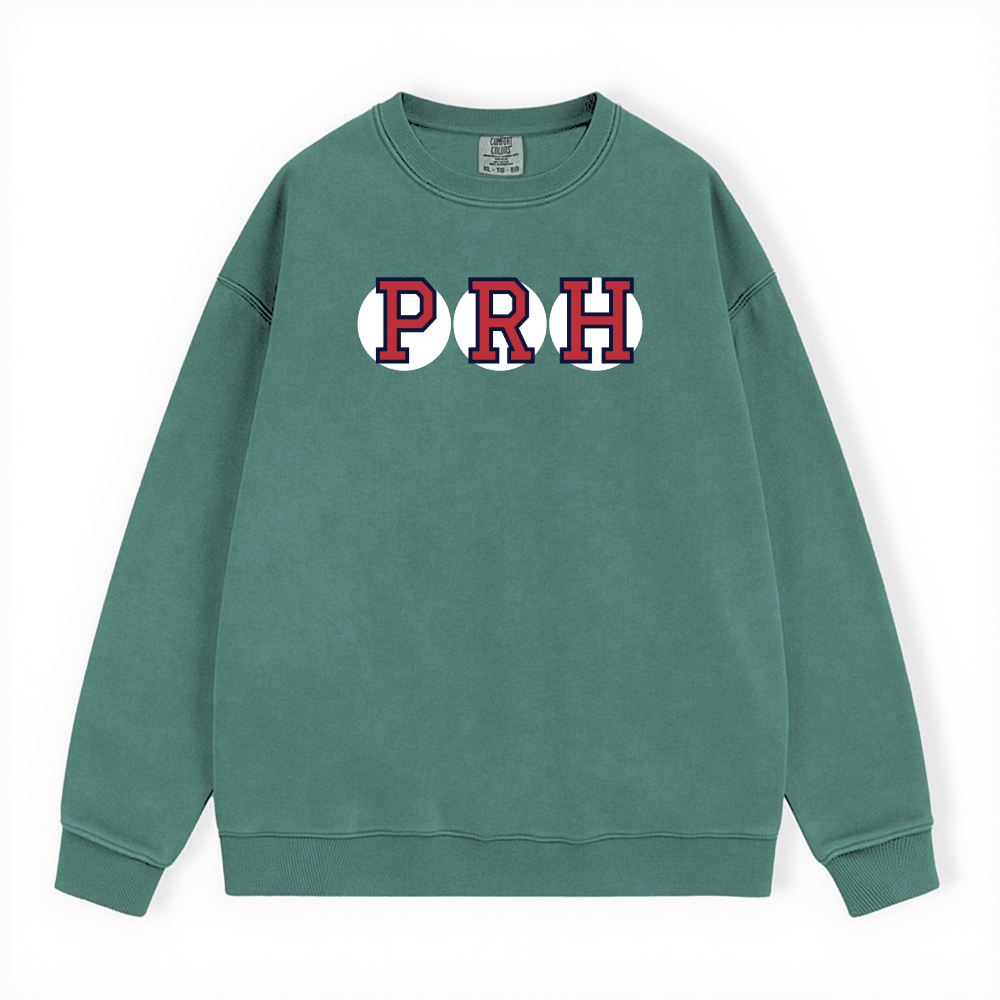 PRH RETIRED SOX LETTERS CREWNECK