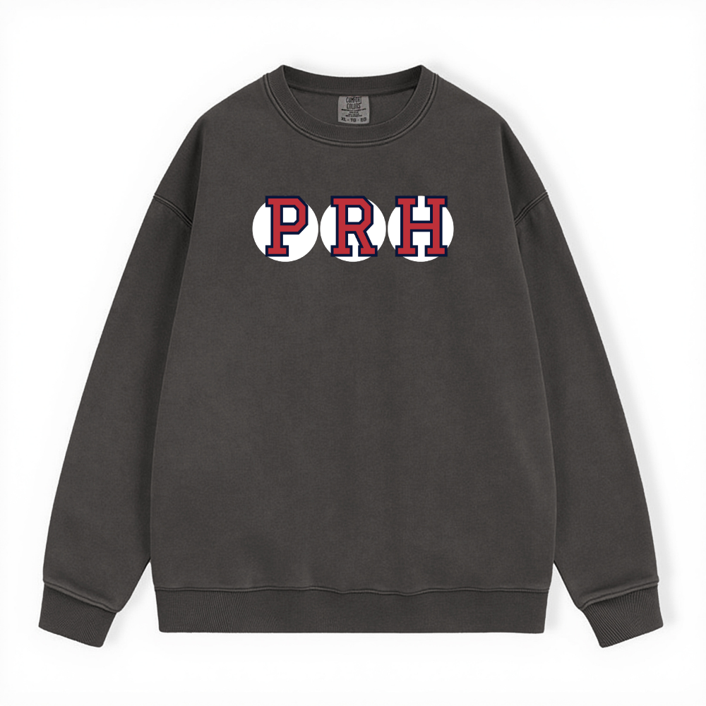 PRH RETIRED SOX LETTERS CREWNECK