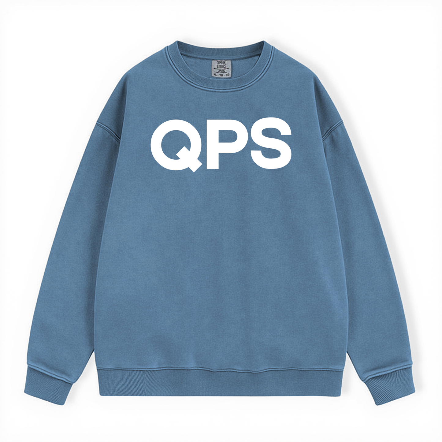 QPS BLUE JEAN CREWNECK