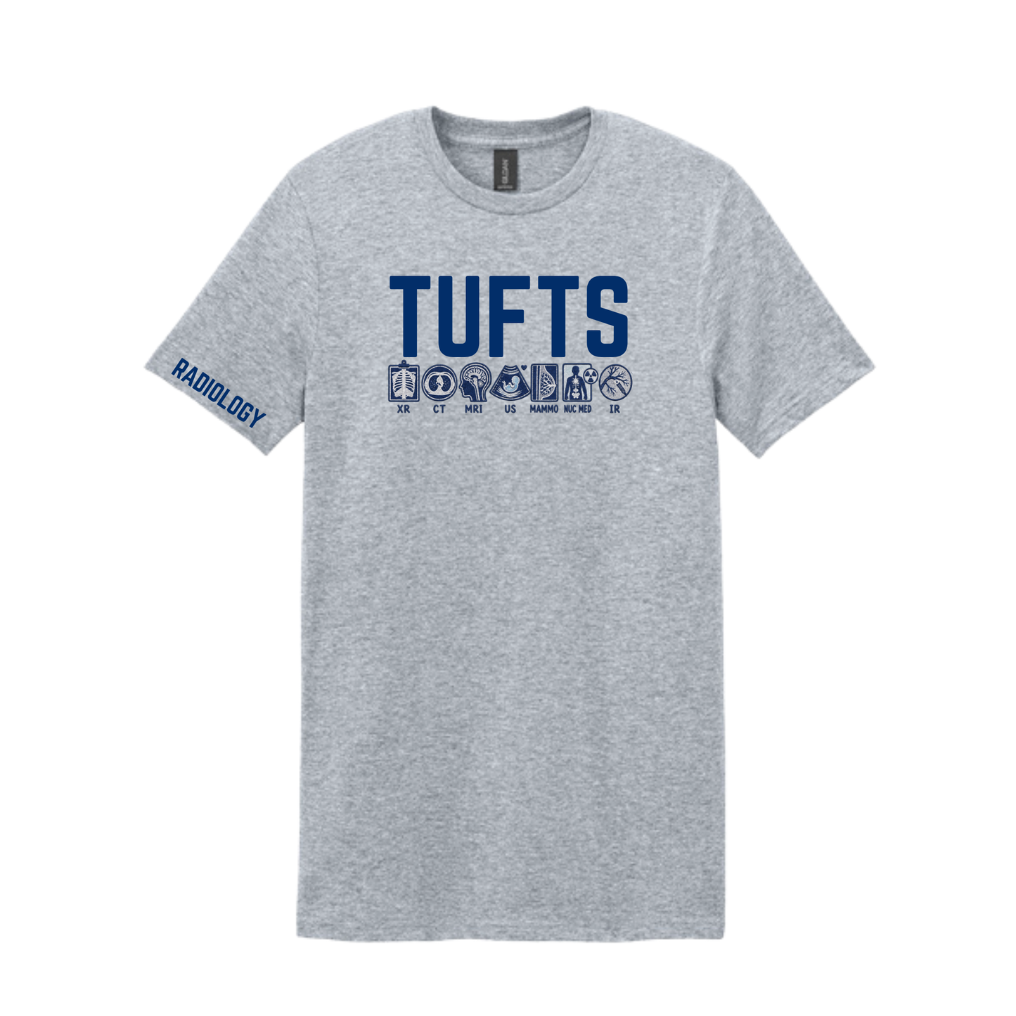 LIGHT GREY TUFTS RADIOLOGY TECH WEEK 2026 TEE
